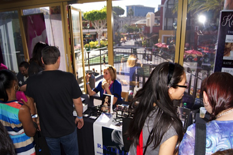 Author R.K. Lilley at the Rockin' the Holidays Bash at HOB Downtown Disney