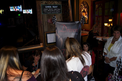Author K. Bromberg at Rockin' the Holidays Bash