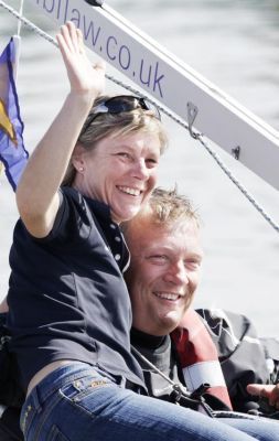 Geoff with his wife Elaine