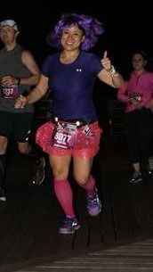 Running as Mad Madam Mim, Wine and Dine Half 2012.