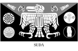 South American flag text