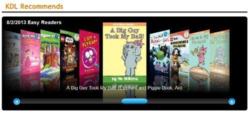 Top Ten Easy Readers 8-02-2013