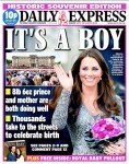 Royal baby front pages