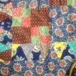closeup of the colors and patterns