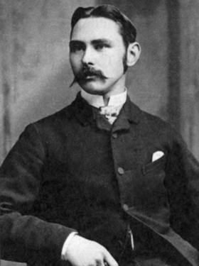 Douglas Hyde as a Young Man, perhaps sitting Beside the Fire
