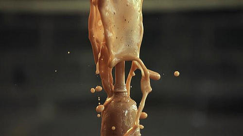 Slow motion soda explosion by ktulinho via flickr