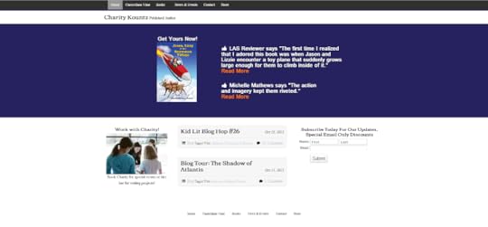 2013 Charity Kountz Author Home Page