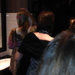 Models getting ready backstage (DP)