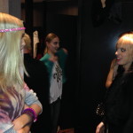 Models getting ready backstage (DP)
