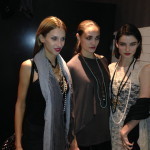 Model wearing the Stirrup Choker from the Equestrian collection (DP)