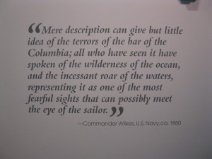 Quote in the front lobby of the museum. 