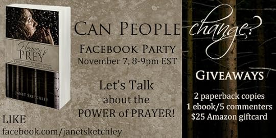 Heaven's Prey Facebook Party