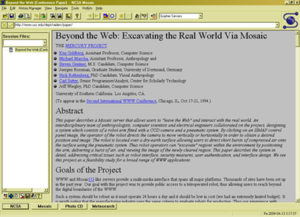 The Mosaic Browser