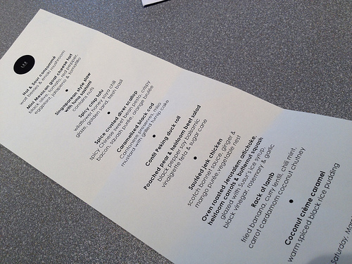 Everyone at the SketchBook event in Toronto was treated to a 12-course meal at Susur Lee's restaurant