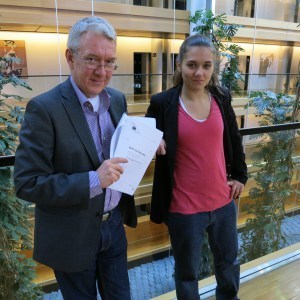 Jag och Amelia kommer toppa Piratpartiets lista i EU-valet 2014