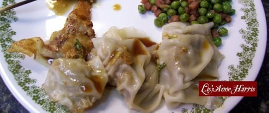 Lis'Anne's Asian Turkey Dumplings, Awesome Asian Ginger Dipping Sauce, and Wonton Soup| Lis'Anne Harris