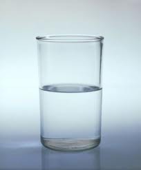 glass half full