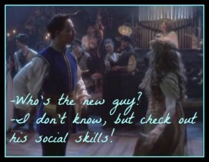 check out his social skills
