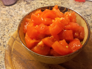 Peeled and chopped tomatoes