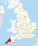 Location of Cornwall.