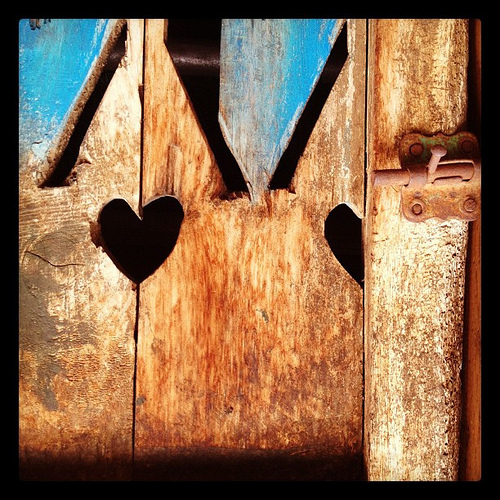 Found while in a walk near my studio today. Love really is all around.