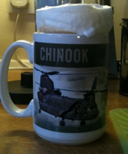 Coffee with a great head of milk