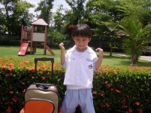 First day at school Thailand 1