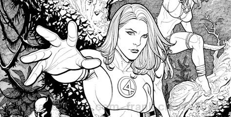 FRANK CHO Fantastic Four 608 cover
