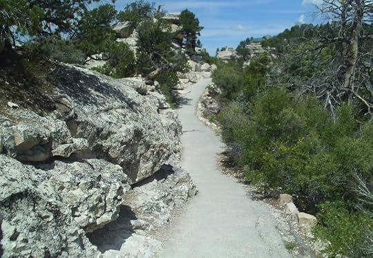 Grand Canyon Path to Bright Angel Point