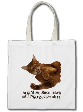 No Declaw Kitty Tote Bag