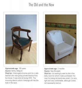 The old and the new chair