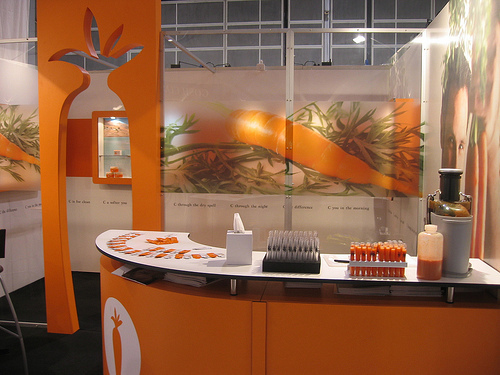 Yes To Carrots Booth Free Product