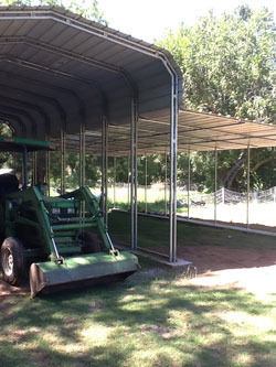 the pole barn's new wing