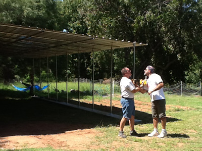 Gene and Courtney mugging for the camera