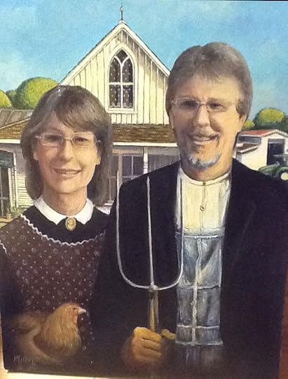 Denise and Ed as Whistler's farm couple