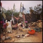 The grave of someone who is still very much loved at the Terlingua Ghost Town cemetery.