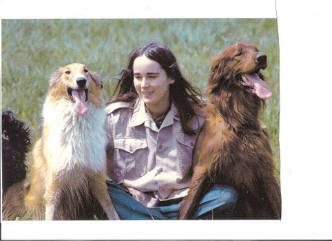 Sandy, in younger, happier days.