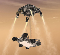 Curiosity Rover landing (NASA)