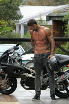 hot tattooed biker