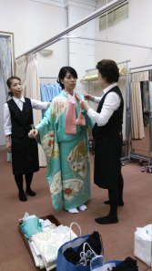 It's a two-woman job.