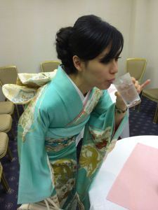 Watch the kimono!