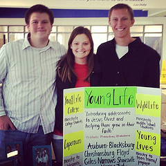 Young Life table at #MissionsSunday @northstarfamily