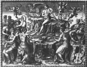 Apollo and the Muses - Giorgio Ghisi