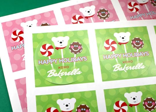 Custom Cake Pops Stickers