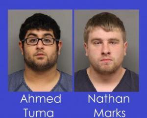 Tuma allegedly attacked his sister and her fiancée for bringing shame on the himself and his parents. Marks aided and abetted in the assault. 