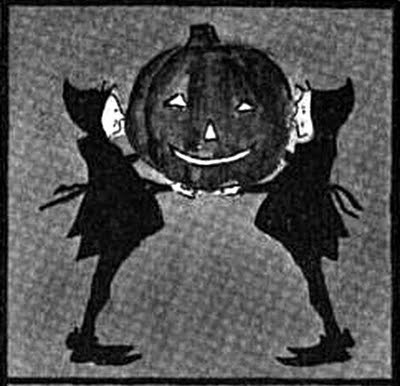 brownies with jack-o-lantern