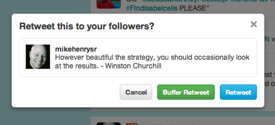 You Can Even Buffer a Retweet