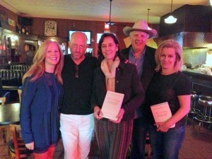 Nancy Addison, Tom Spicer, Susan Spicer, Tom Garrison, and Anne Lewis