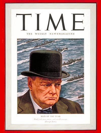 Jan 1941 Churchill Man of the year TIME