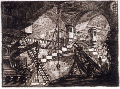 Carceri d'invenzione by Giovanni Battista Piranesi (1750)